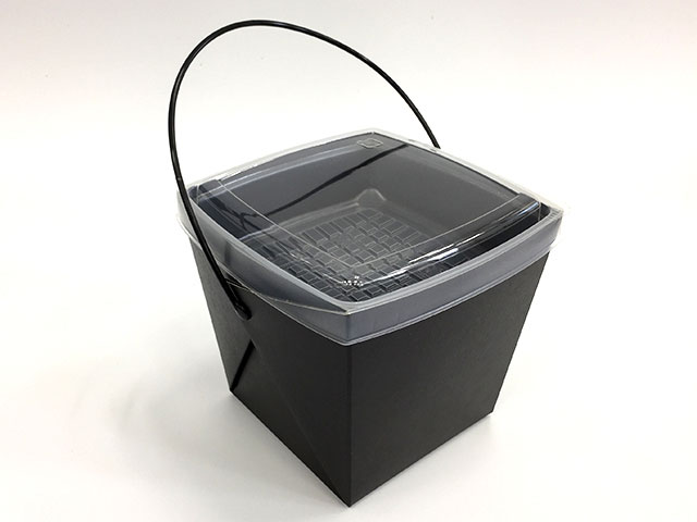 弁当容器 デリメイトTK125 ブラック 協和パック