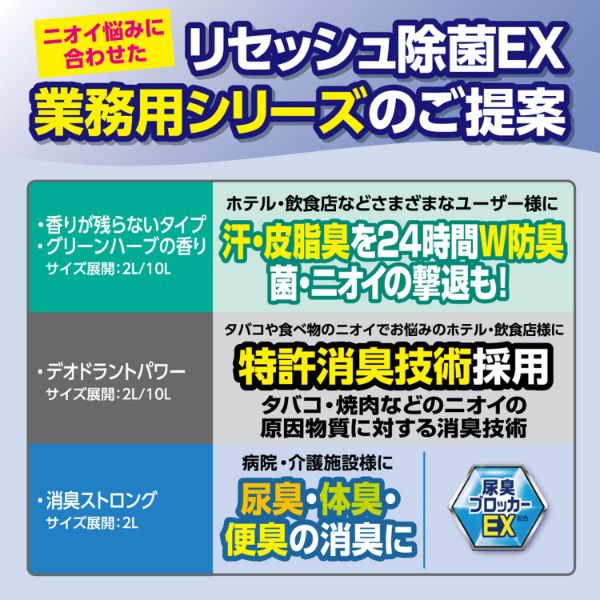 消臭剤 リセッシュ除菌EX消臭ストロング 2L 花王