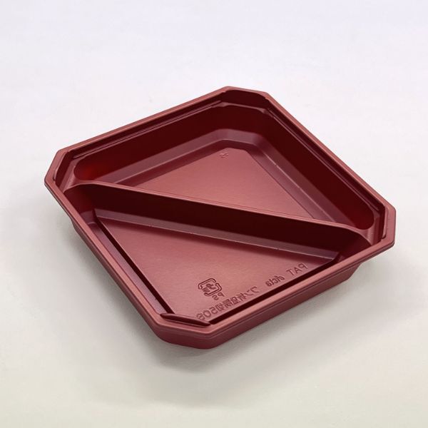 弁当容器 アクタ ワン折重 PH73×38A 赤 底【weeco】 | テイクアウト
