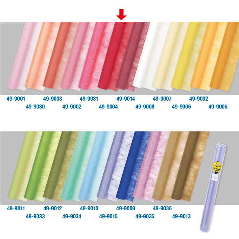 ラッピング用品 49-9004 不織布 Jロール 紅 ササガワ