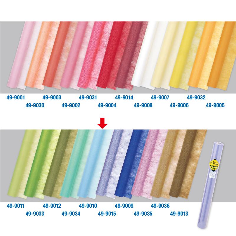 ラッピング用品 49-9010 不織布 Jロール 水 ササガワ