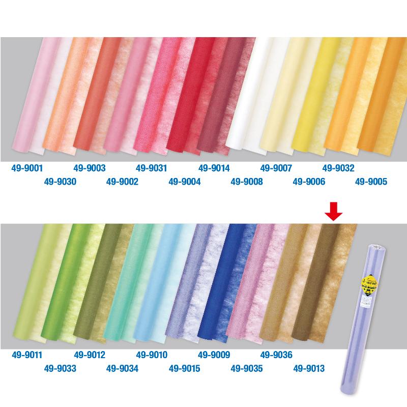 ラッピング用品 49-9013 不織布 Jロール 茶 ササガワ