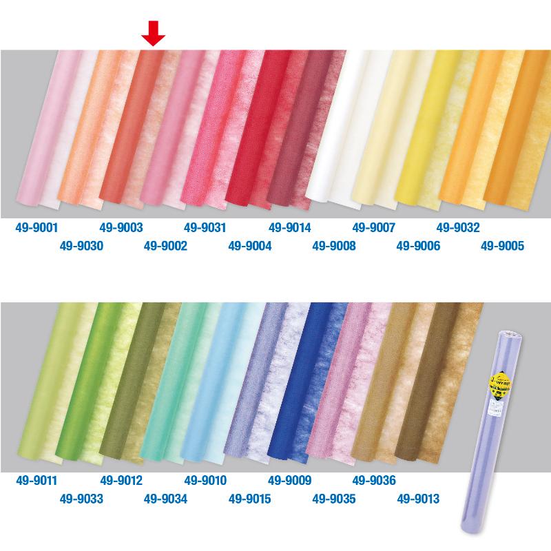 ラッピング用品 49-9003 不織布 Jロール サーモン ササガワ