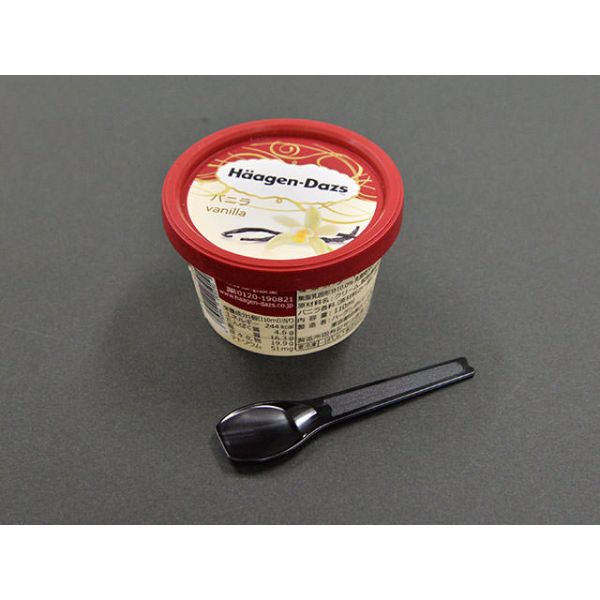 アイススプーン 85mm 黒 バラ