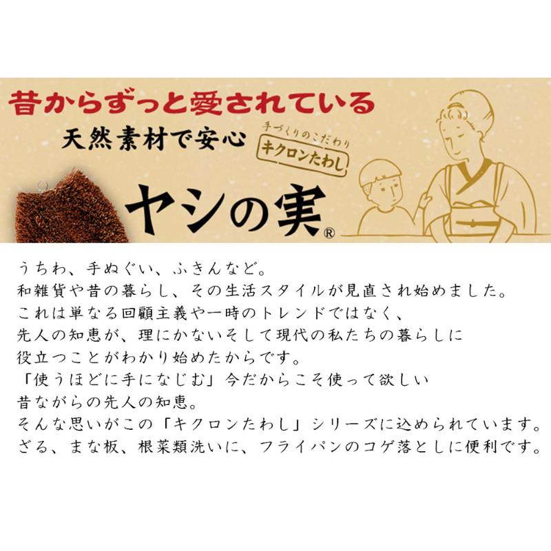 ヤシの実たわし キクロン
