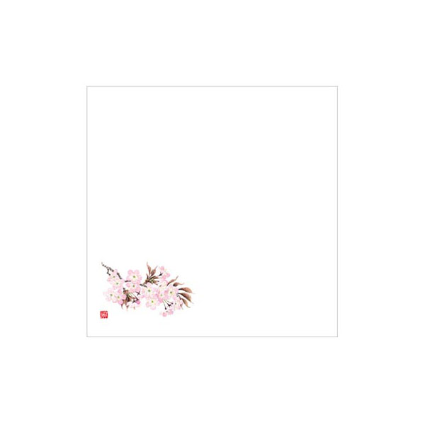 敷紙 耐油天紙 4寸 No.0024 桜 カミイソ産商