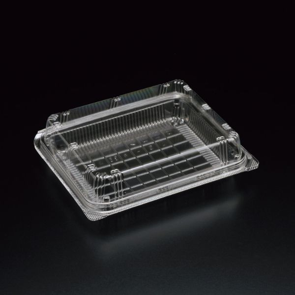 軽食容器 ユニコン LS-角35盛-2 透明 スミ