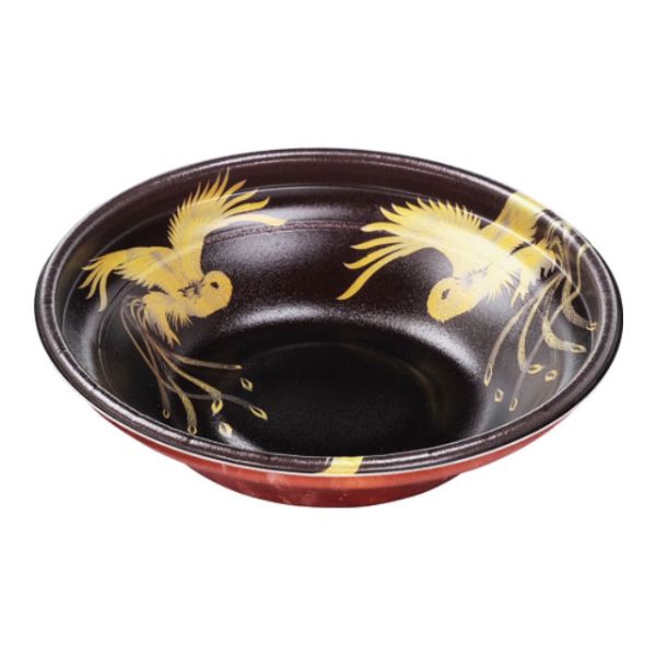 MFP麺鉢-丸19(49)本体 鳥金赤石 | テイクアウト容器の通販サイト【容器