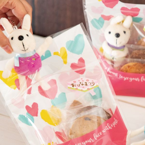 ひなまつりリボンシール(ひしもち)-1(50枚) ヘッズ