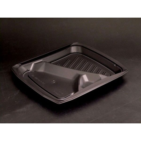 弁当容器 リスパック ハイクッカー TP弁当 80-5B 黒