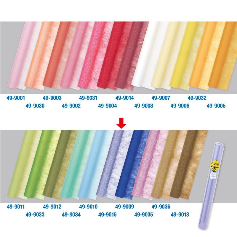 ラッピング用品 49-9015 不織布 Jロール うす紫 ササガワ