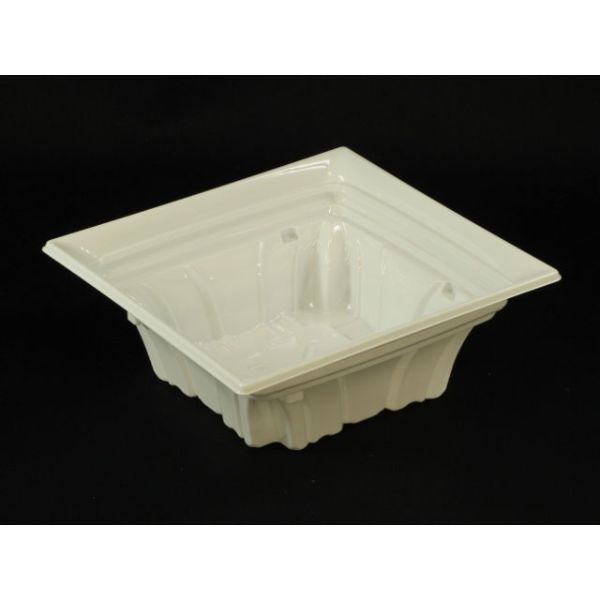 サラダ・フルーツ容器 リスパック クリーンカップ フレア15-55B 白