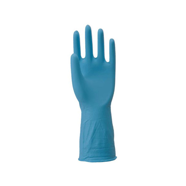 ゴム手袋 2052 ニトリルうす手袋 1双組 L ブルー 川西工業