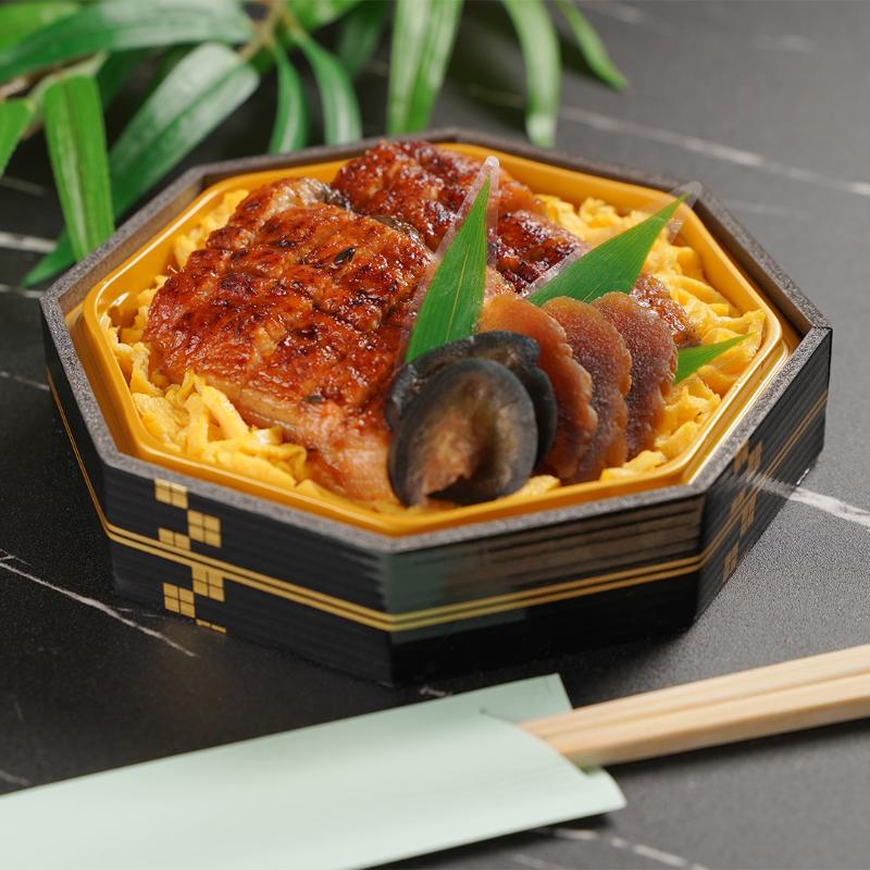 どんぶり容器 WIC-八角15 本体 本陣金 エフピコ