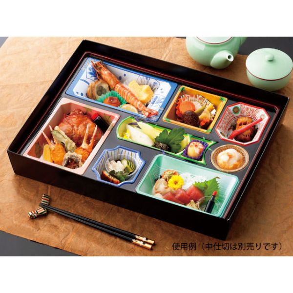 仕出し弁当容器 AS-150 茜雲 セット ※中仕切は別売り アヅミ産業