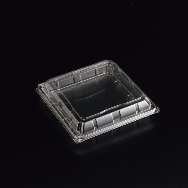 軽食容器 ユニコン L-角5 透明 スミ
