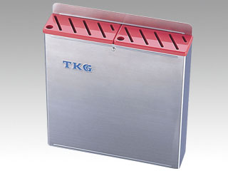 TKG18-8プラ板付カラーナイフラック大 Aタイプ 赤