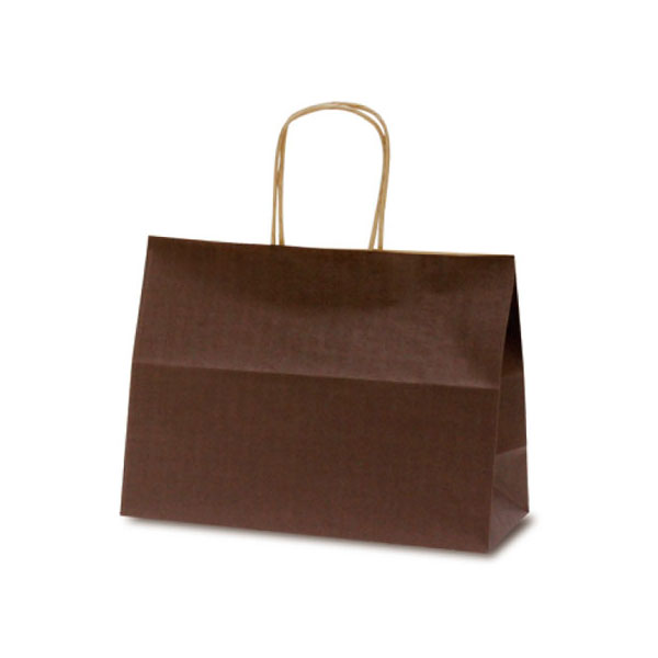 紙手提袋 1655 自動紐手提袋 T-6S カラー(カカオ) ベルベ