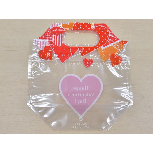 バレンタイン チャック付スタンドパック小 2H