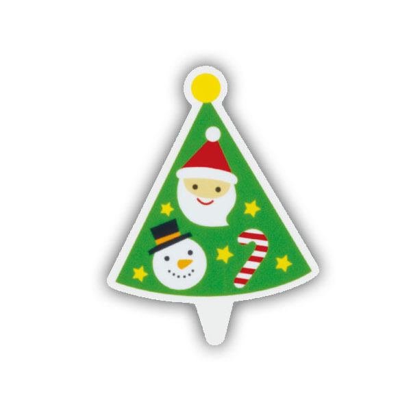 ピック XG350 ケーキピック(クリスマスツリー) 天満紙器