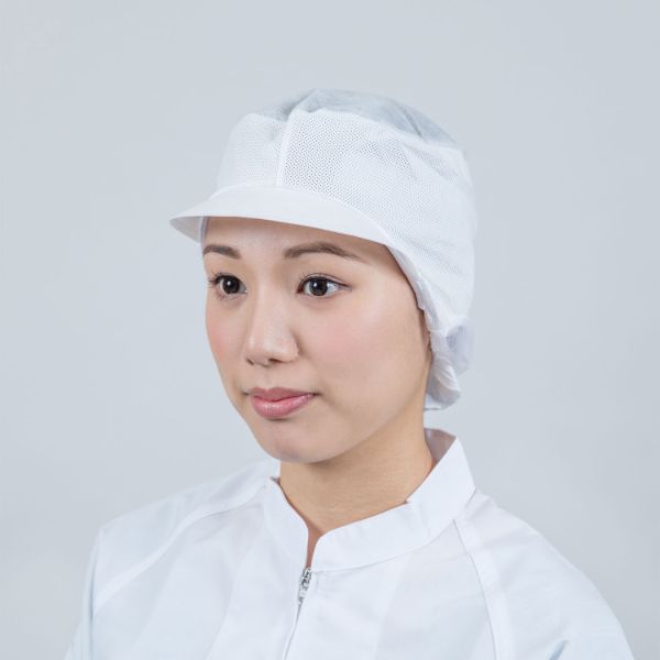 不織布キャップ フィットインナー FHI-500 ホワイト LL 日本フィットフード