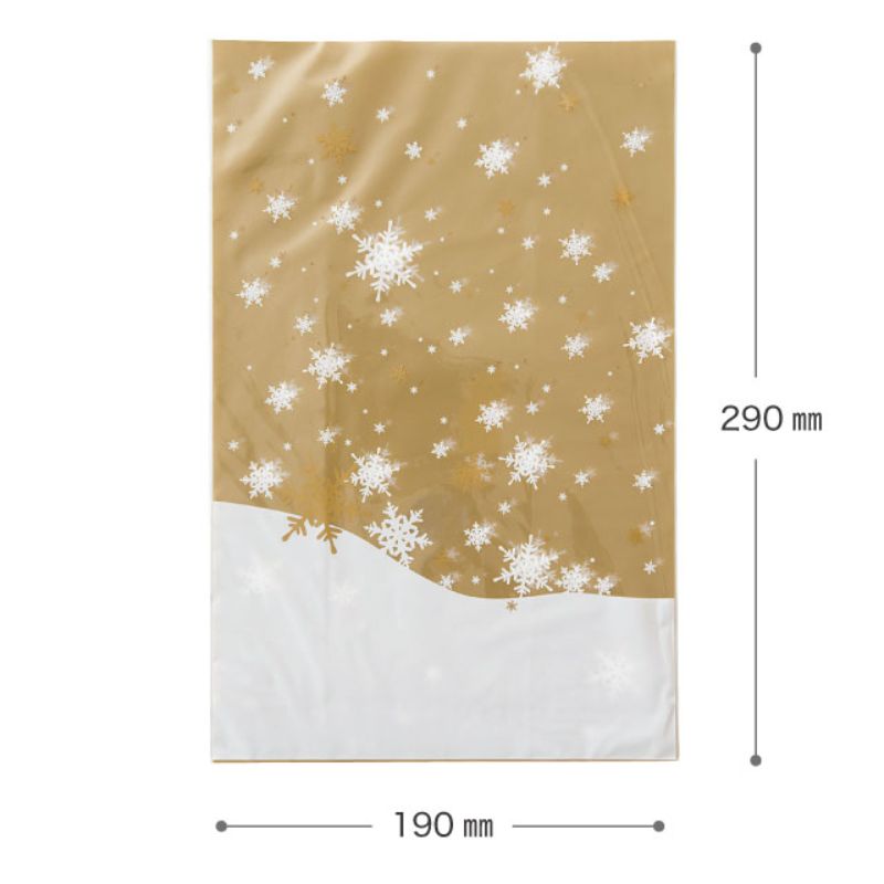 袋 ゴールドスノーOPPギフトバッグ-2(50枚) ヘッズ