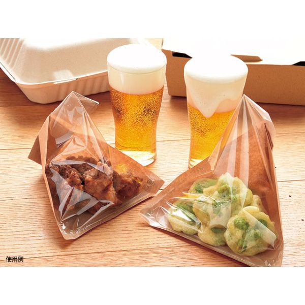 平袋 エコテトラ170 未晒 パックスタイル | テイクアウト容器の