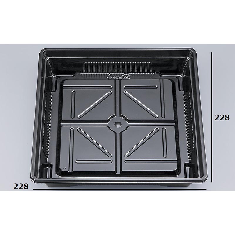 弁当容器 BFO-40 黒 本体(N) シーピー化成