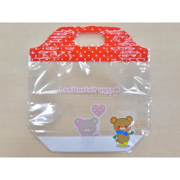 バレンタイン チャック付スタンドパック大 4H