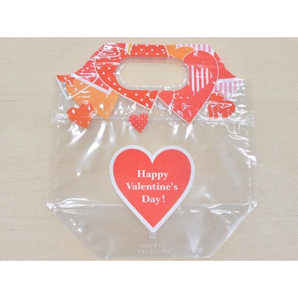 バレンタイン チャック付スタンドパック小 穴なし
