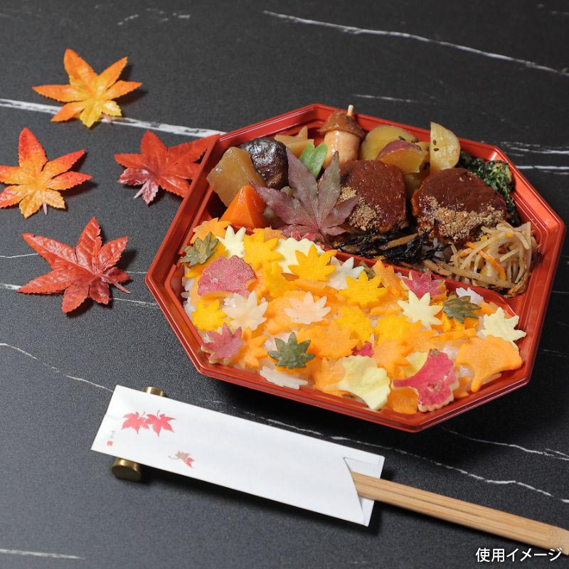 弁当容器 バイオデリカ 郷味 隅切20-1B K-あかね リスパック