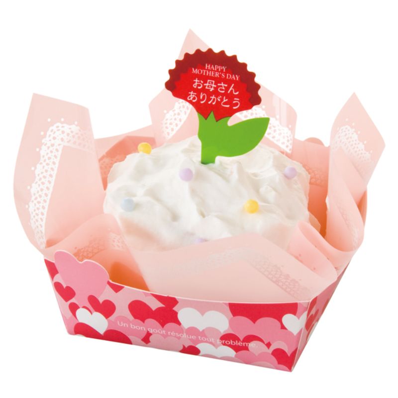 スウィーツ用品 母ノ日ケーキピック-2(100枚) ヘッズ