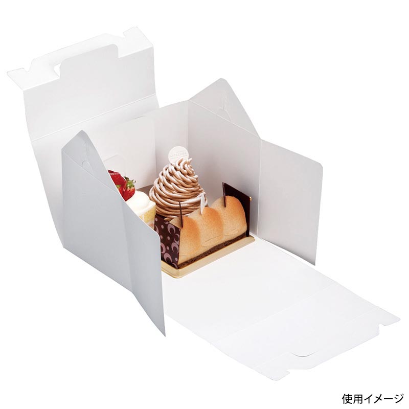 ケーキ箱 キャリー組立125 ＃6 ヤマニパッケージ