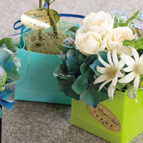 父の日シール-10 ハートフラワー(100枚) ヘッズ