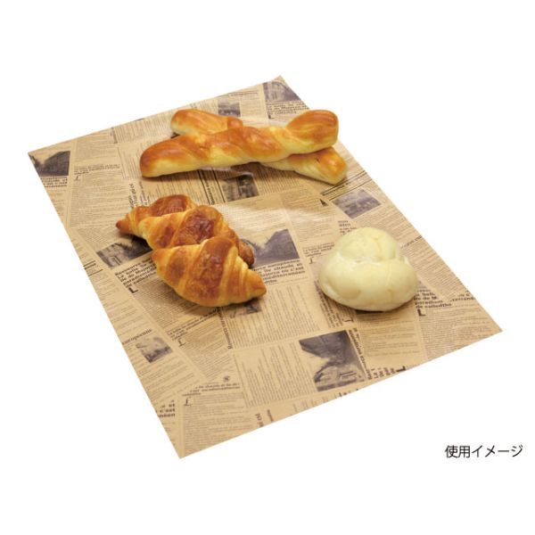 ヨーロピアンラッピングペーパー(茶) 300×450 大阪ポリエチレン販売