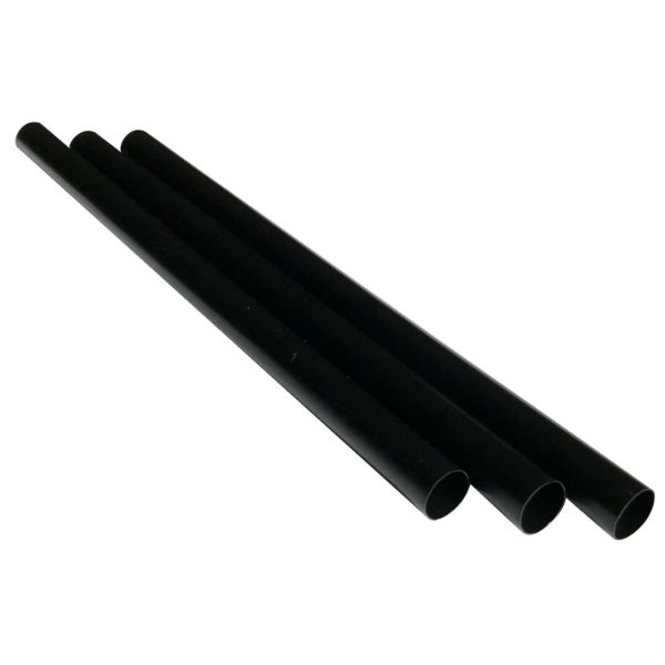 裸タピオカストロー12φ×210mm黒 130本