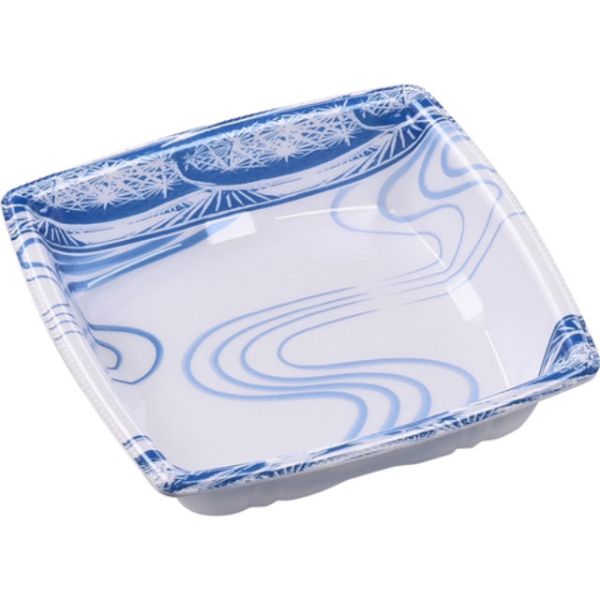 軽食容器 角盛鉢13-13(30) 本体 水紋青 エフピコ