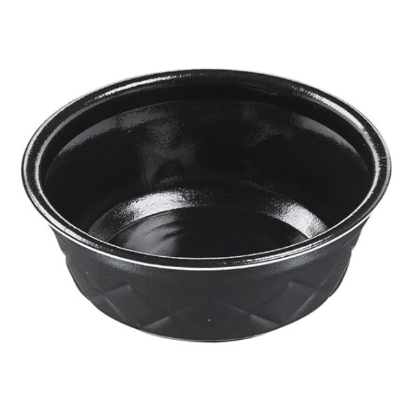 スープ容器 MFP丸カップ140(52)RG 本体 黒 エフピコ