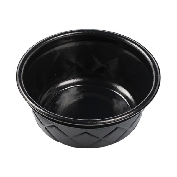 スープ容器 MFP丸カップ145(58)RG 本体 黒 エフピコ