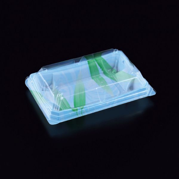 和菓子容器 ユニコン RX-18 流水笹 スミ