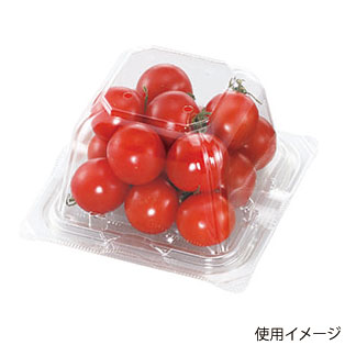 フルーツ容器 VF-APダイス 105角D 本体.4H エフピコチューパ