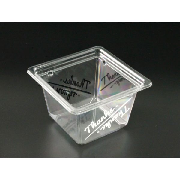 汎用透明カップ リスパック クリーンカップ キューブ13-80B 本体 サンク