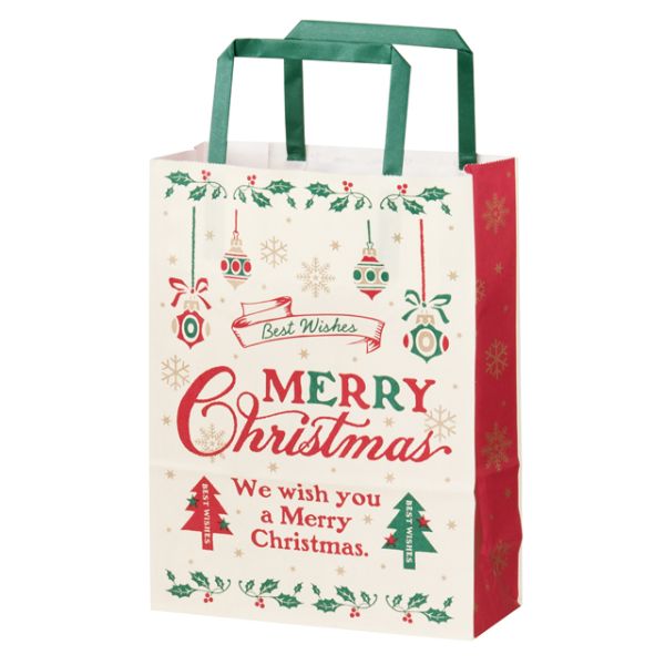 紙袋 クラシカルクリスマス ペーパーバッグ-4(50枚)