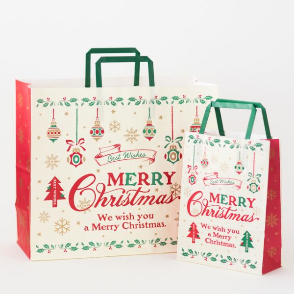 紙袋 クラシカルクリスマス ペーパーバッグ-4(50枚)