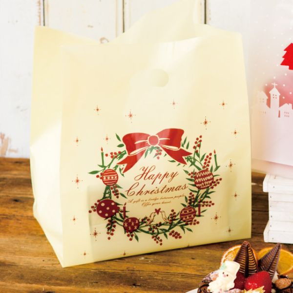 袋 ハッピークリスマス ガゼットバッグ-S(100枚) ヘッズ