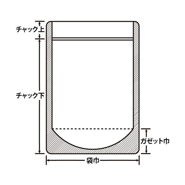 チャック付き袋 ラミジップ KR40-12 生産日本社