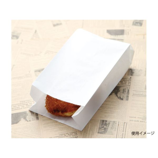 惣菜袋 耐油紙マチ付袋 No.64 大阪ポリエチレン販売