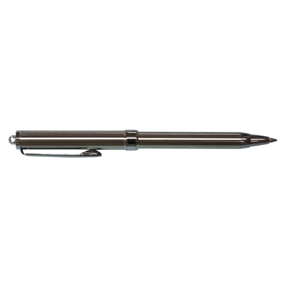 筆記具 伸縮式ステンレスボールペン KSB-96 黒 サンフラワー