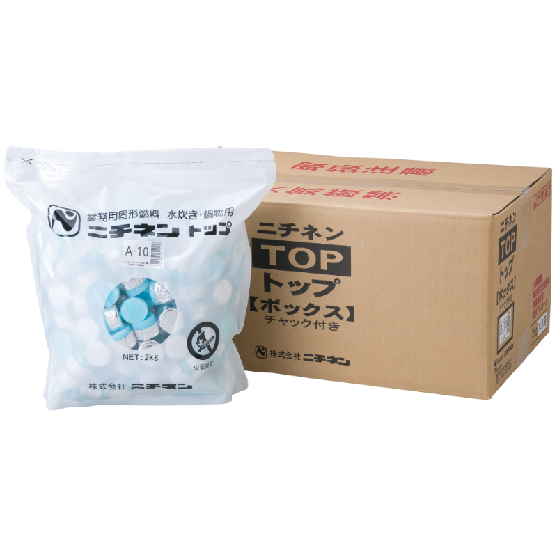 鍋用固形燃料 固形燃料 トップボックス A-10 約2kg(約200個入) ニチネン