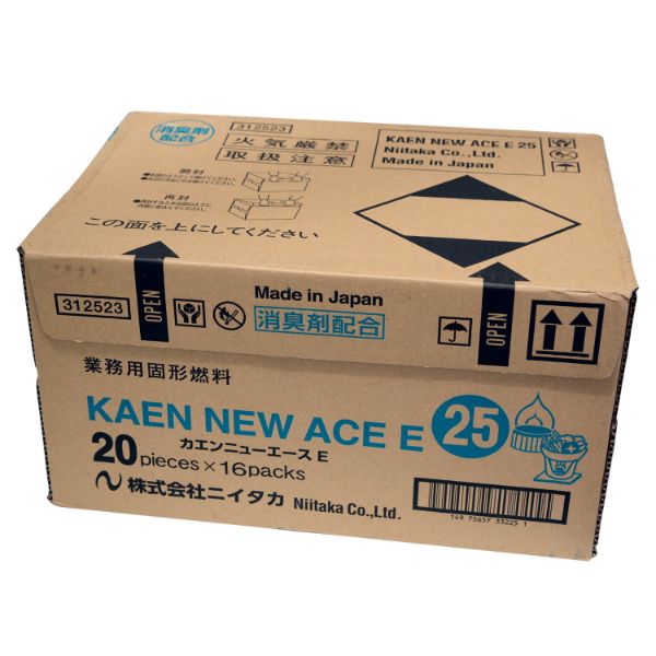 鍋用固形燃料 カエン エースE 25g (20) ニイタカ